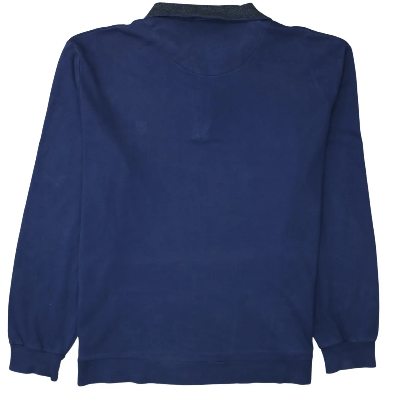 Polo Ralph Lauren 90's Lightweight Quarter Zip Sweatshirt XLarge Navy Blue sold by Vintage Club product image thumbnail 2