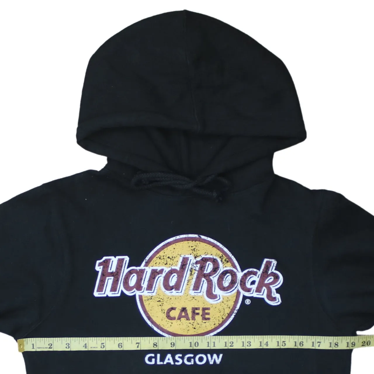 Hard Rock Cafe 90's Spellout Pullover Hoodie Small Black sold by Vintage Club product image thumbnail 5