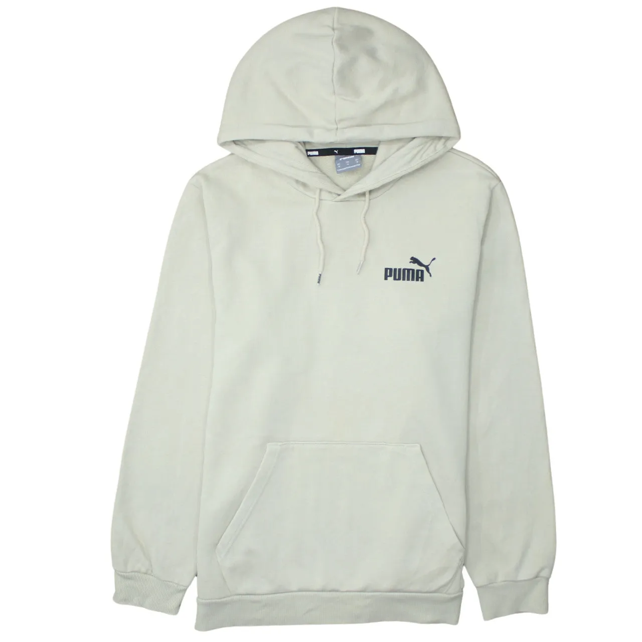 Puma 90's Drawstring Pockets Pullover Hoodie Medium Yellow sold by Vintage Club