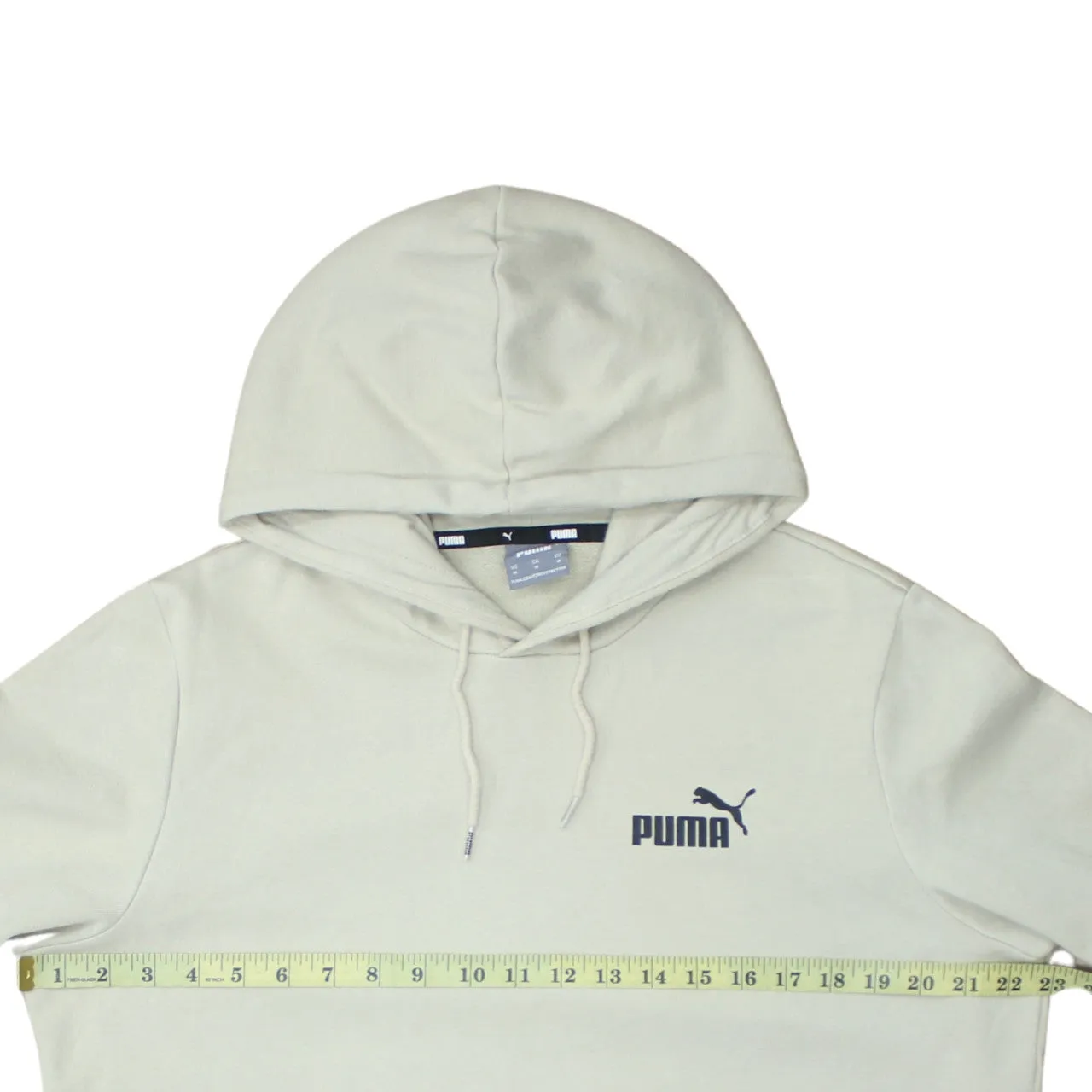 Puma 90's Drawstring Pockets Pullover Hoodie Medium Yellow sold by Vintage Club product image thumbnail 5