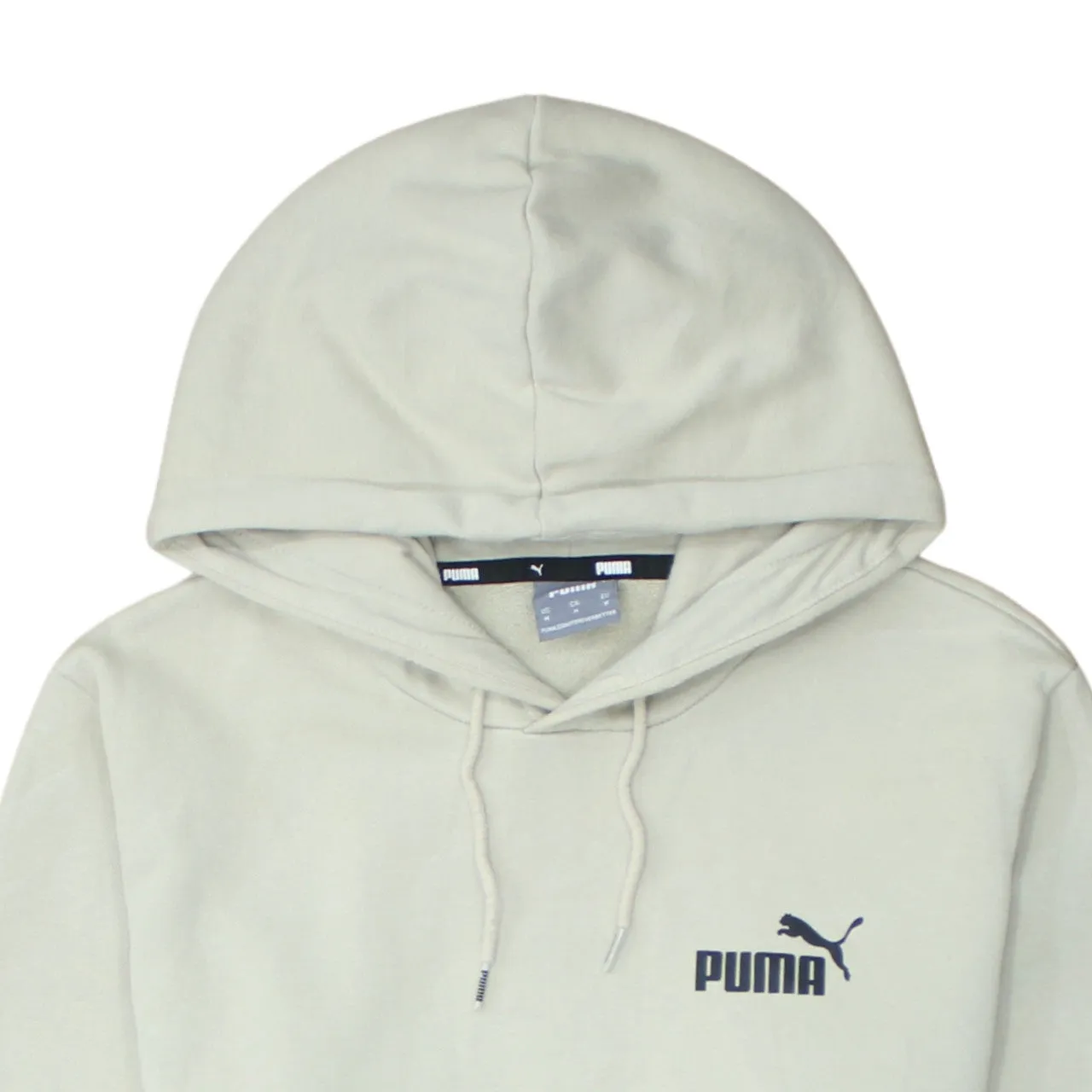 Puma 90's Drawstring Pockets Pullover Hoodie Medium Yellow sold by Vintage Club product image thumbnail 3