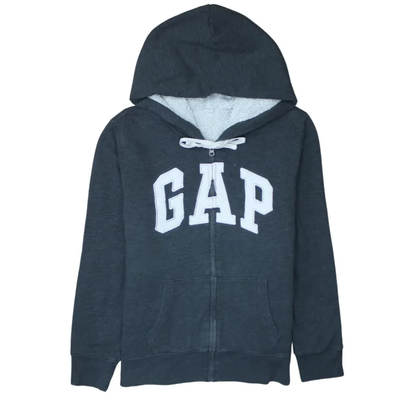 Gap 90's Spellout Full Zip Up Hoodie Large Black sold by Vintage Club