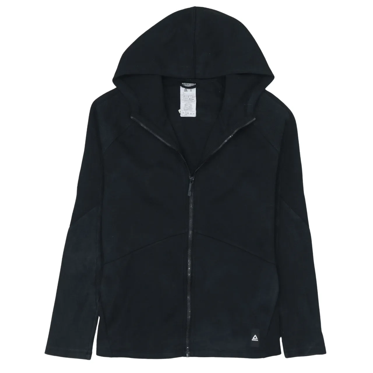 Reebok 90's Plain Full Zip Up Hoodie Medium Black sold by Vintage Club