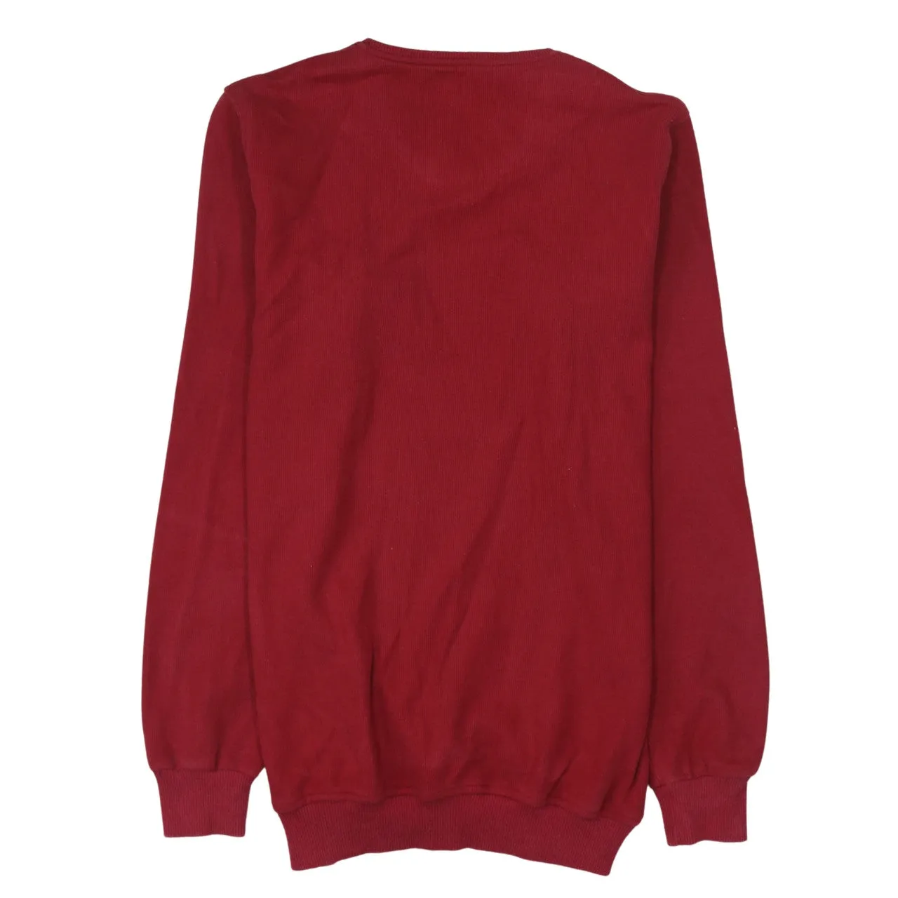 Lacoste 90's Lightweight V Neck Sweatshirt XXLarge (2XL) Red sold by Vintage Club product image thumbnail 2
