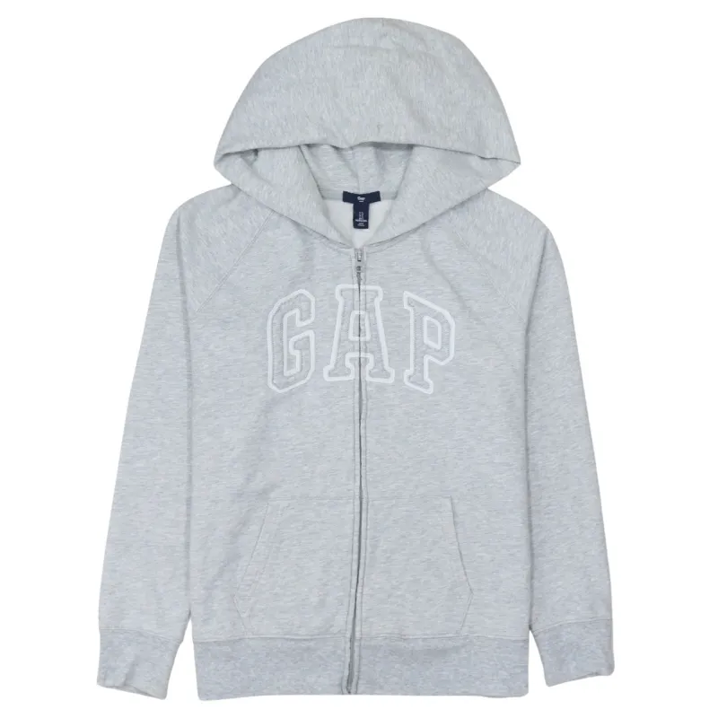 Gap 90's Spellout Full Zip Up Hoodie Large Grey sold by Vintage Club