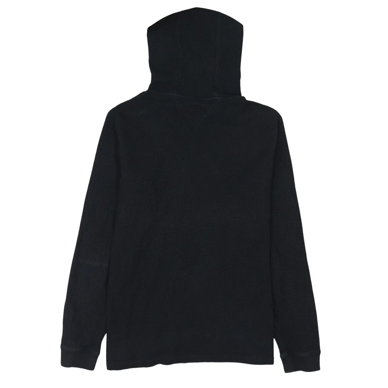 Tommy Hilfiger 90's Lightweight Pullover Hoodie Medium Black sold by Vintage Club product image thumbnail 2