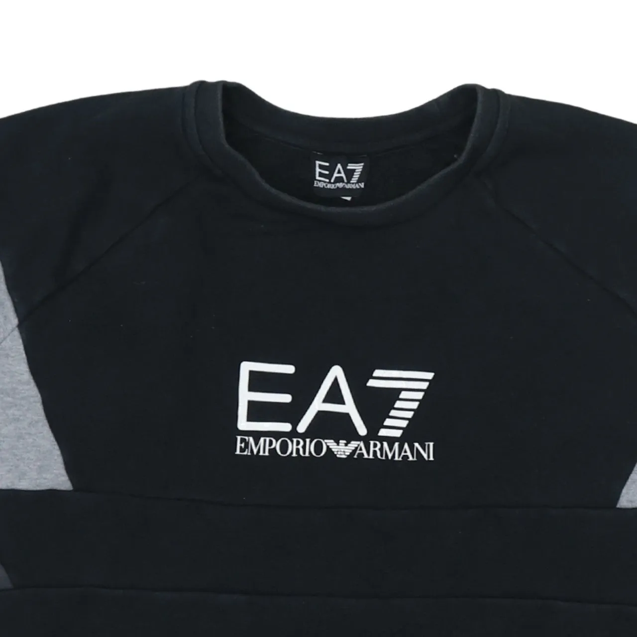 Emporio Armani 90's Spellout Crew Neck Sweatshirt XXLarge (2XL) Black sold by Vintage Club product image thumbnail 3