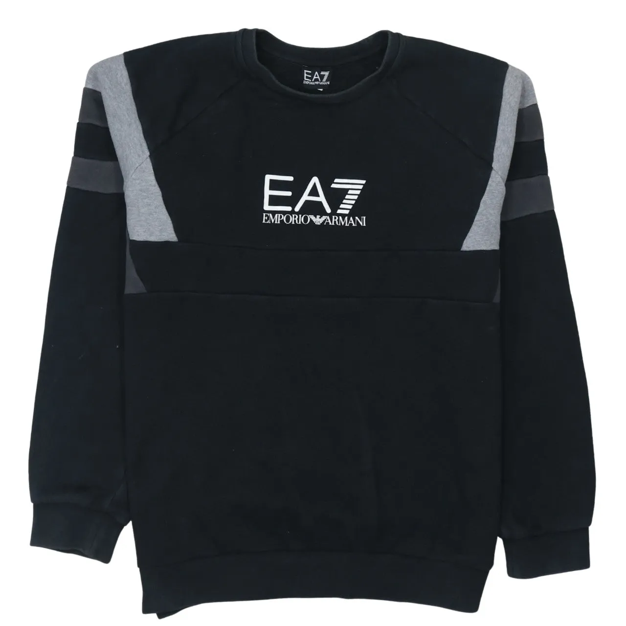Emporio Armani 90's Spellout Crew Neck Sweatshirt XXLarge (2XL) Black sold by Vintage Club