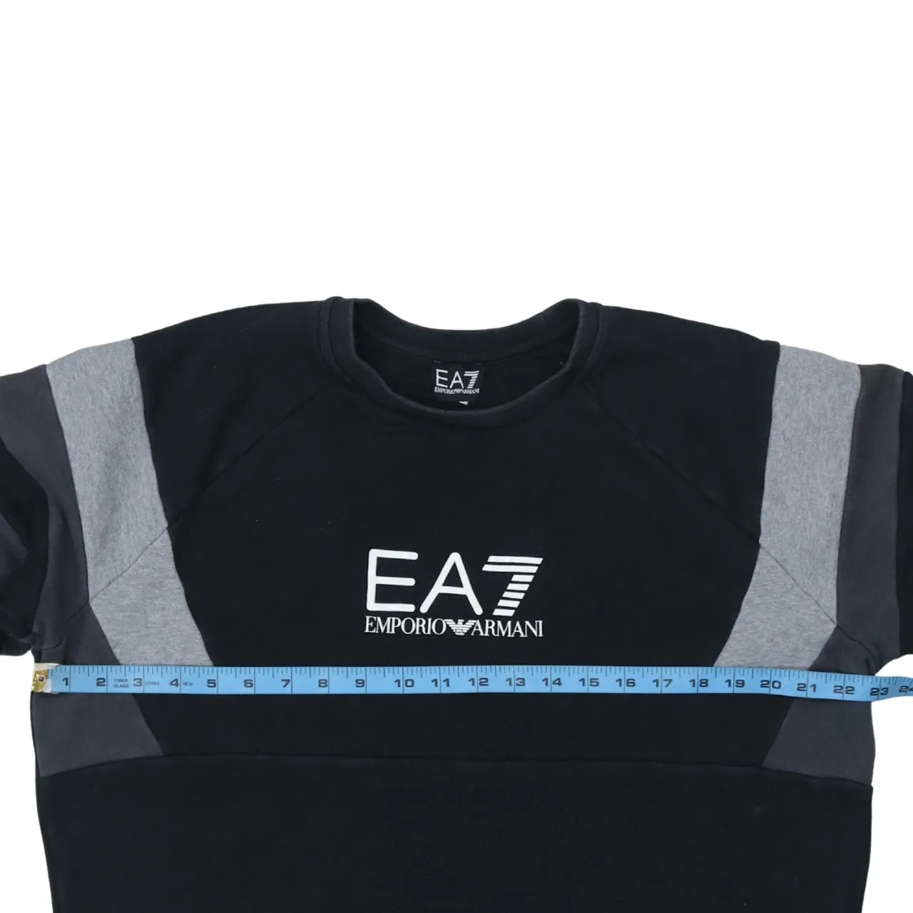 Emporio Armani 90's Spellout Crew Neck Sweatshirt XXLarge (2XL) Black sold by Vintage Club product image thumbnail 5