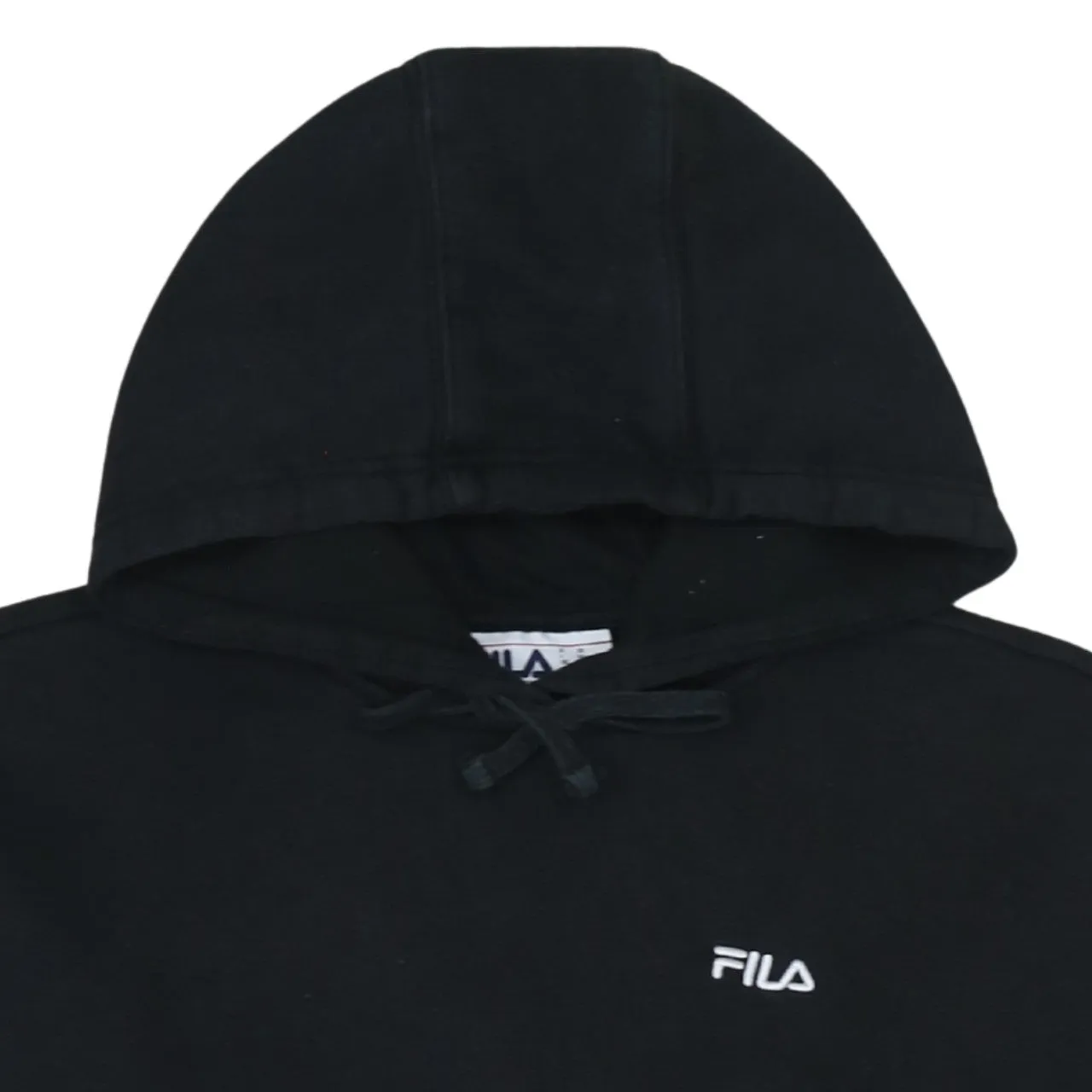 Fila 90's Lightweight Pullover Hoodie Medium Black sold by Vintage Club product image thumbnail 3