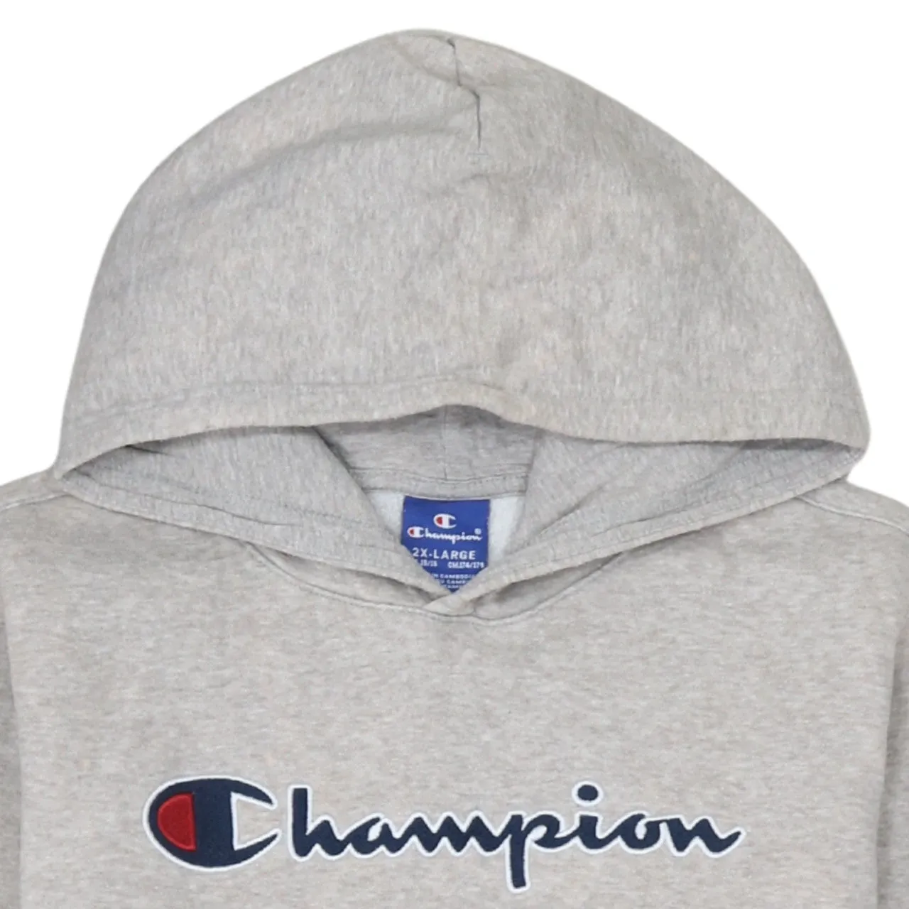 Champion 90's Spellout Pullover Hoodie XXLarge (2XL) Grey sold by Vintage Club product image thumbnail 3