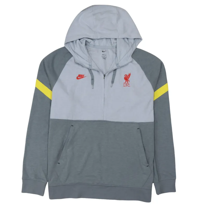 Nike 90's Swoosh Full Zip Up Hoodie XLarge Grey made by Nike