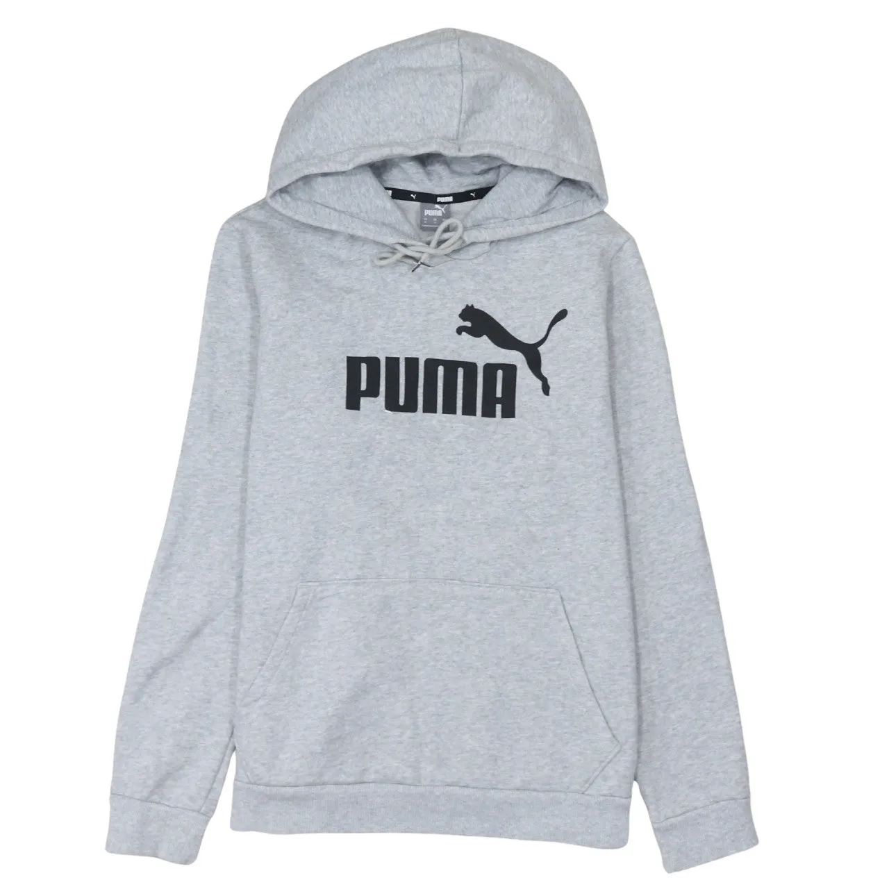 Puma 90's Spellout Pullover Hoodie Medium Grey sold by Vintage Club