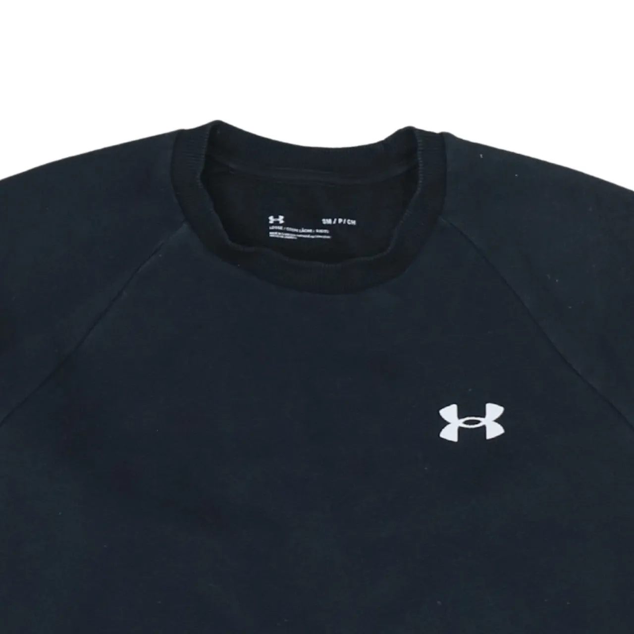 Under Armour 90's Lightweight Crew Neck Sweatshirt Small Black sold by Vintage Club product image thumbnail 3