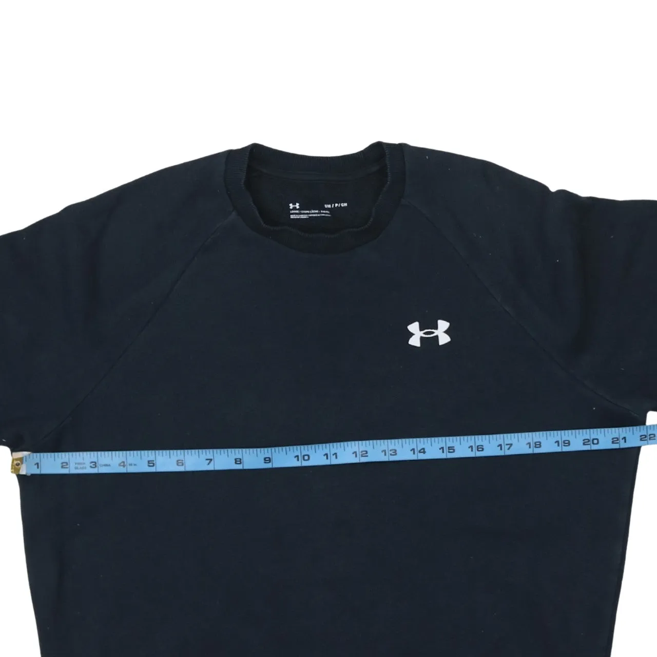 Under Armour 90's Lightweight Crew Neck Sweatshirt Small Black sold by Vintage Club product image thumbnail 5