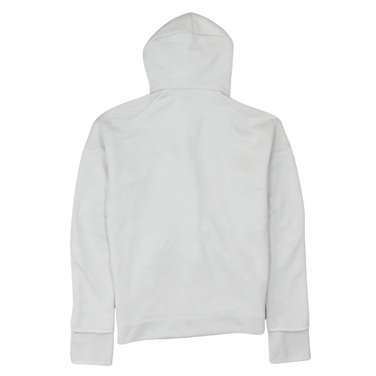 Adidas 90's Lightweight Full Zip Up Hoodie Small Beige Cream sold by Vintage Club product image thumbnail 2