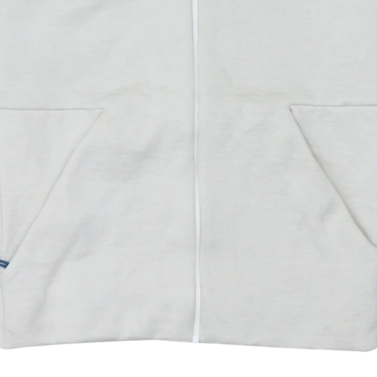 Adidas 90's Lightweight Full Zip Up Hoodie Small Beige Cream sold by Vintage Club product image thumbnail 4