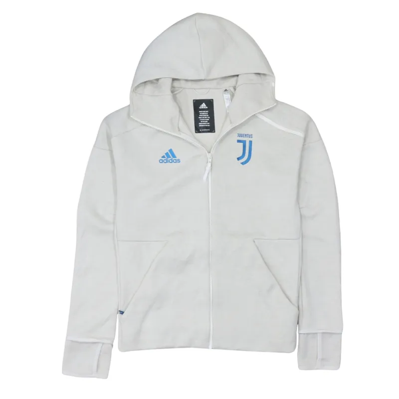 Adidas 90's Lightweight Full Zip Up Hoodie Small Beige Cream made by Adidas