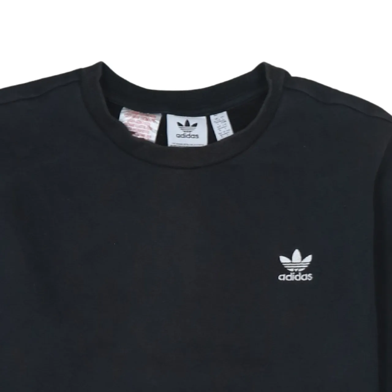 Adidas 90's Lightweight Crew Neck Sweatshirt Large Black sold by Vintage Club product image thumbnail 3