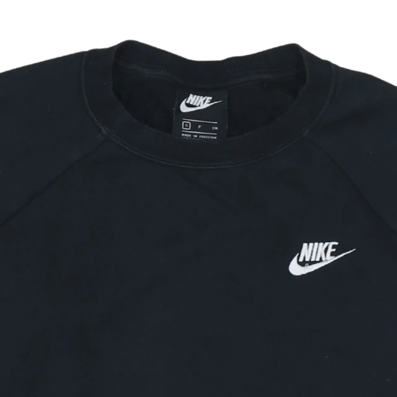 Nike 90's Swoosh Crew Neck Sweatshirt Small Black sold by Vintage Club product image thumbnail 3