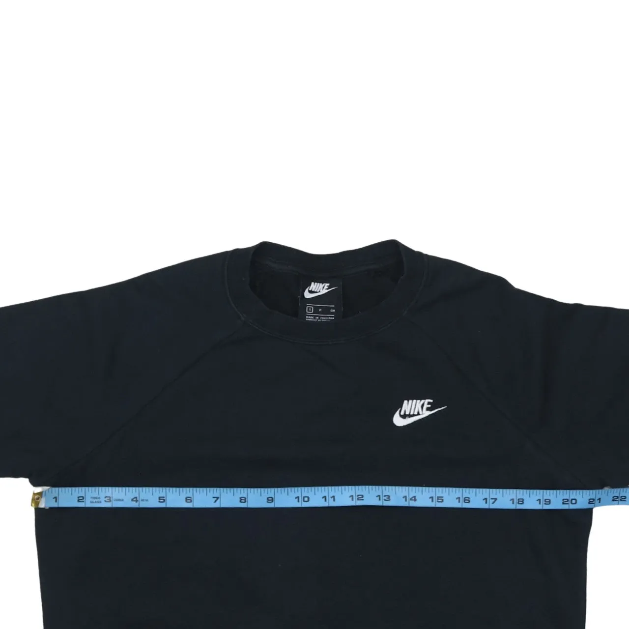 Nike 90's Swoosh Crew Neck Sweatshirt Small Black sold by Vintage Club product image thumbnail 5