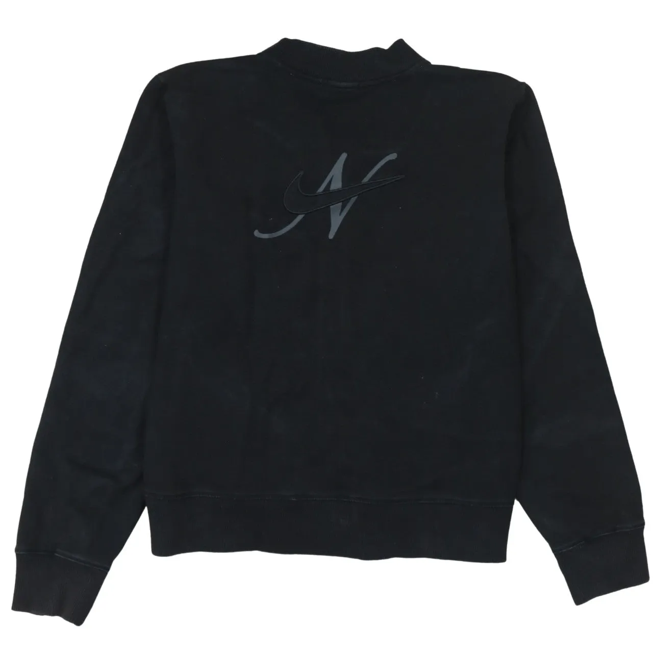 Nike 90's Swoosh Full Zip Up Sweatshirt XLarge Black sold by Vintage Club product image thumbnail 2