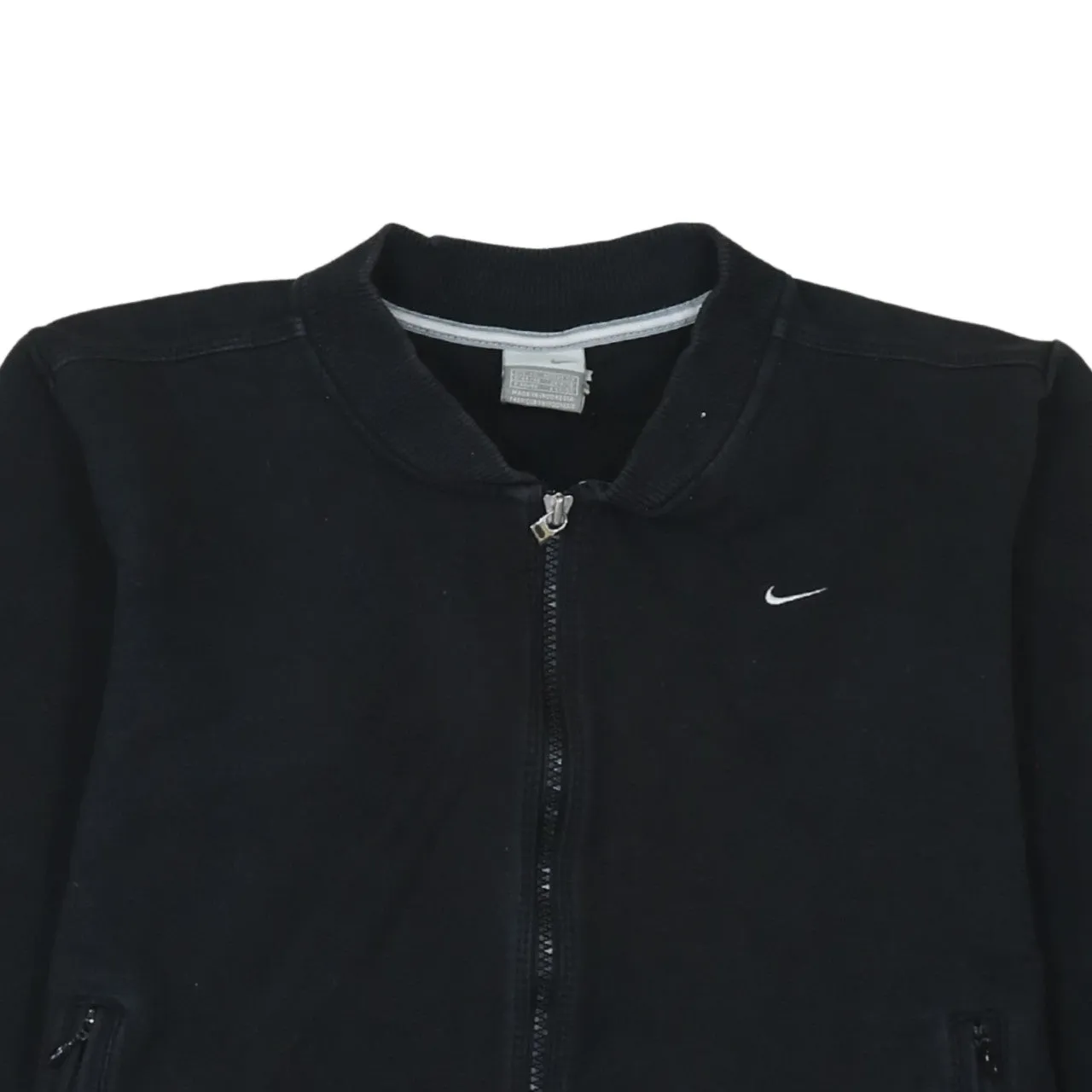 Nike 90's Swoosh Full Zip Up Sweatshirt XLarge Black sold by Vintage Club product image thumbnail 3