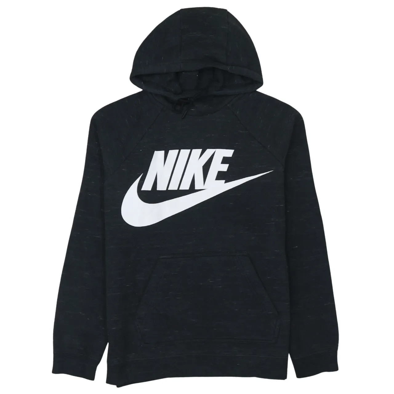 Nike 90's Center Middle Swoosh Pullover Hoodie Small Black sold by Vintage Club