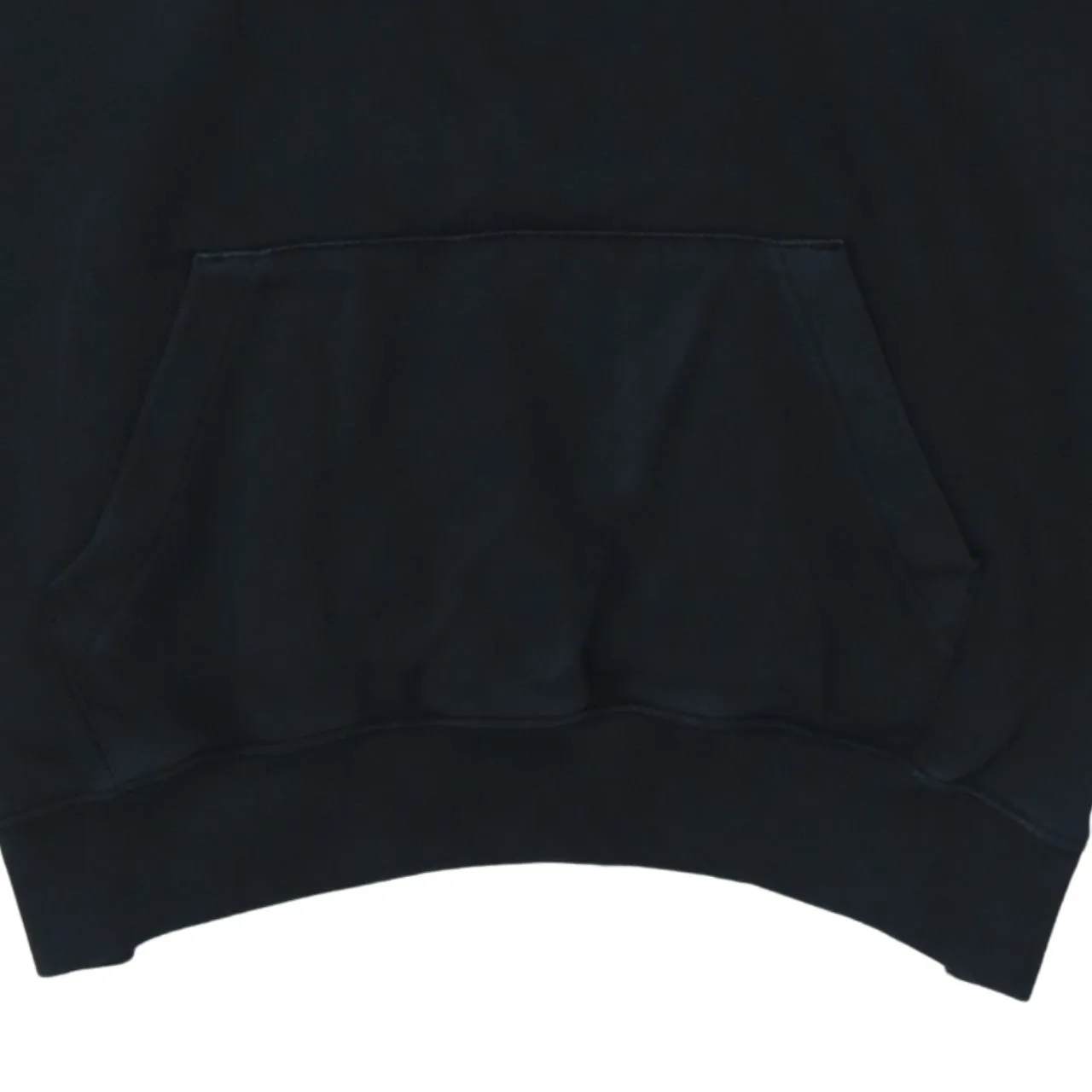 Nike 90's Center Middle Swoosh Pullover Hoodie Large Black sold by Vintage Club product image thumbnail 4