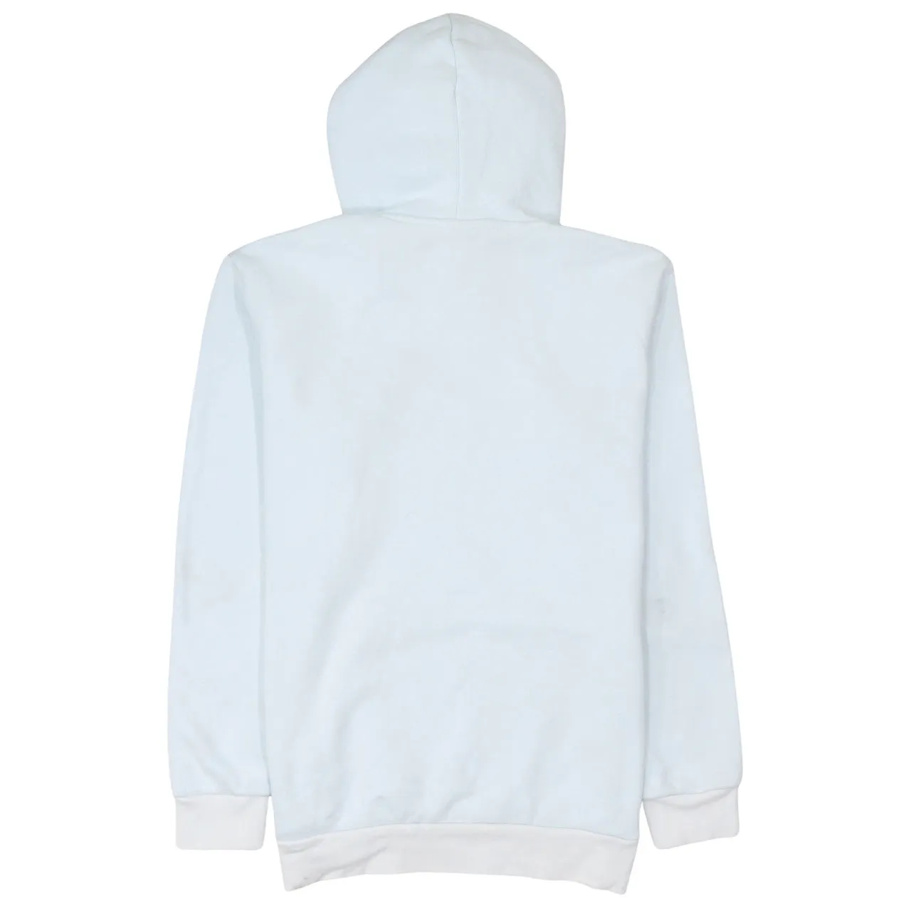 Adidas 90's Drawstring Pockets Pullover Hoodie Small Blue sold by Vintage Club product image thumbnail 2