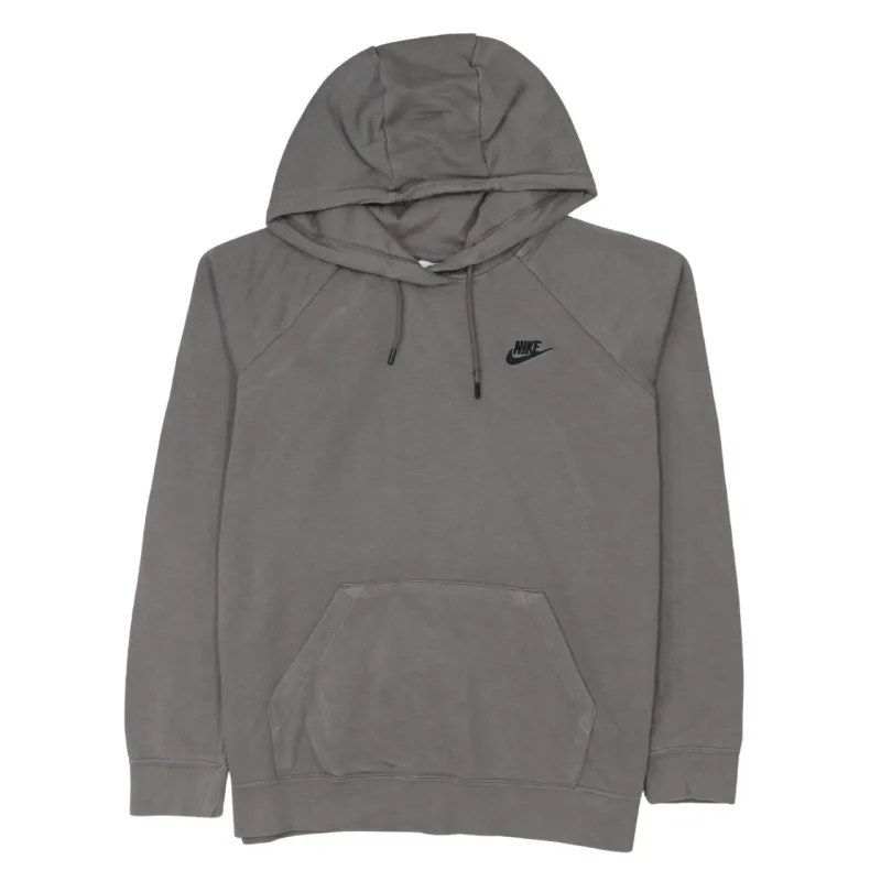 Nike 90's Swoosh Pullover Hoodie Large Grey sold by Vintage Club