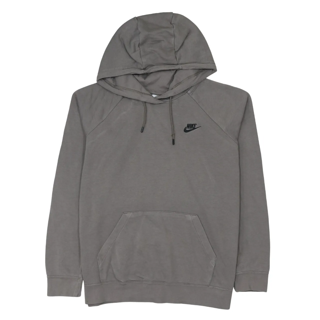 Nike 90's Swoosh Pullover Hoodie Large Grey sold by Vintage Club