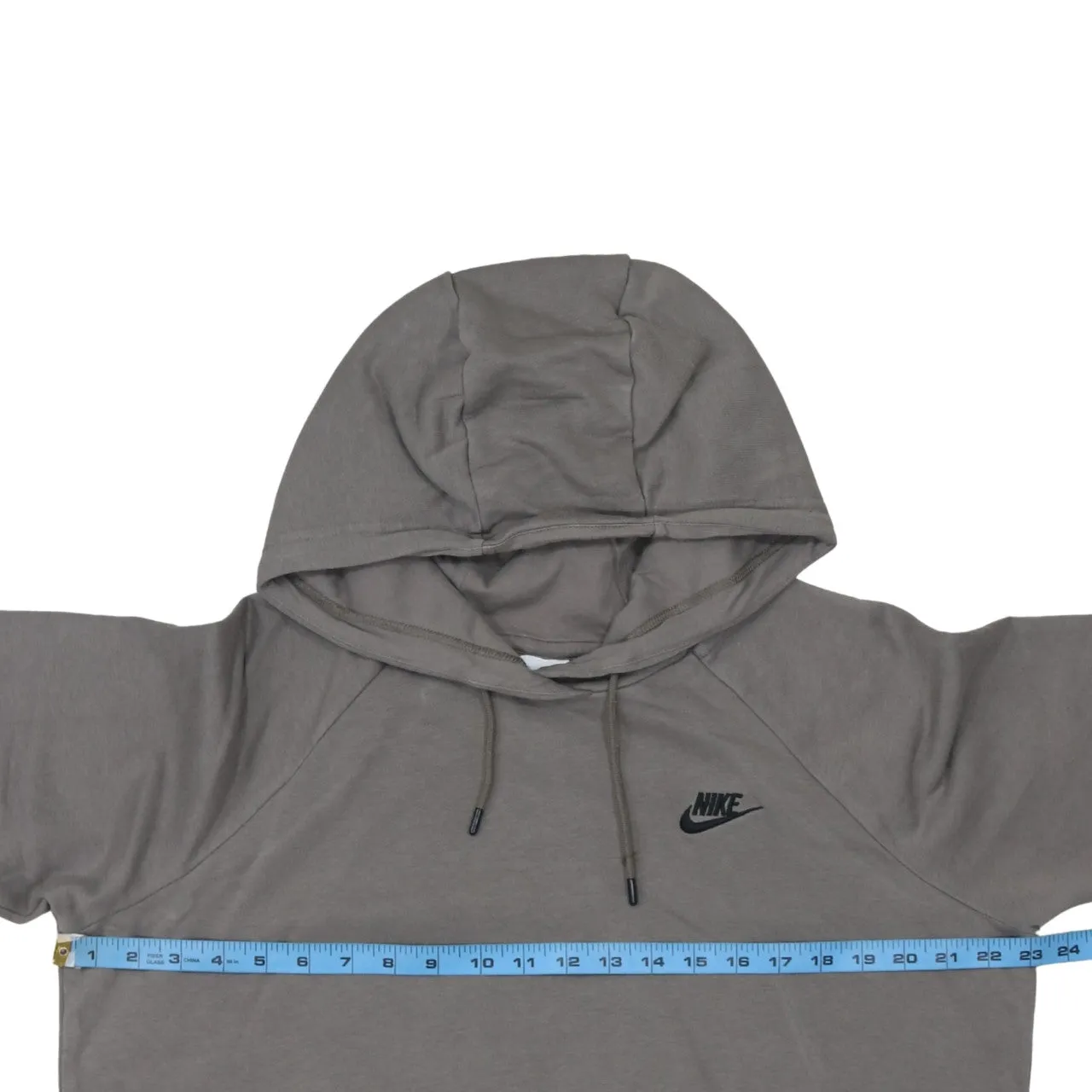 Nike 90's Swoosh Pullover Hoodie Large Grey sold by Vintage Club product image thumbnail 5