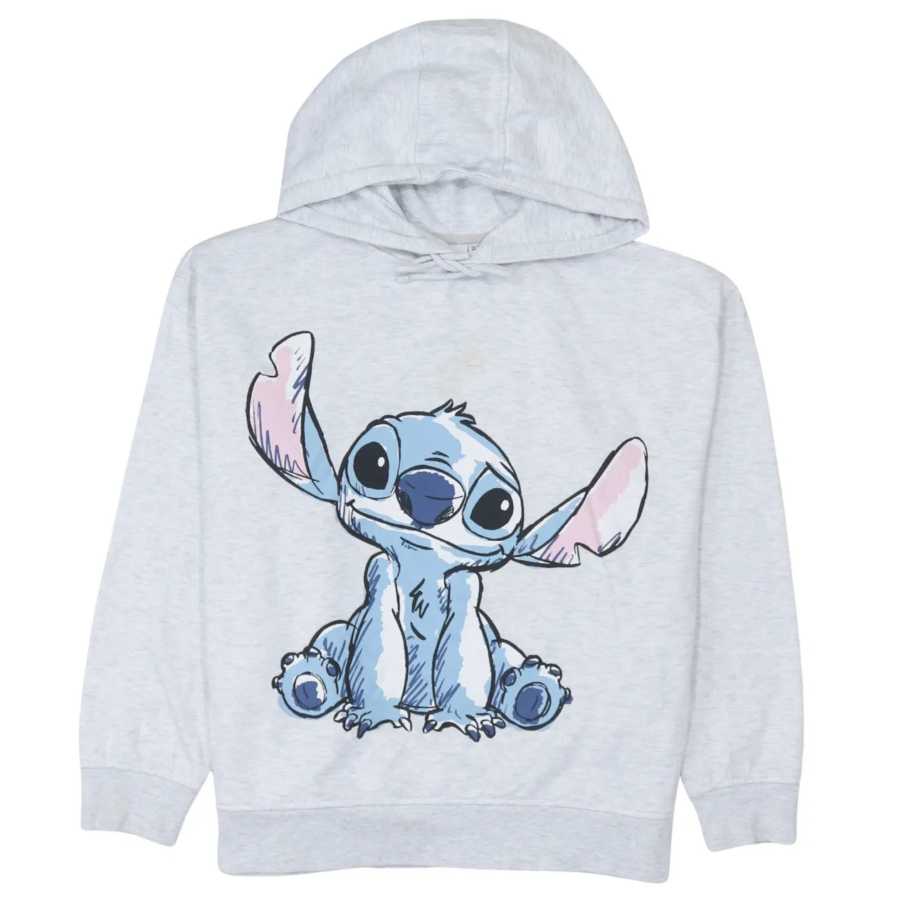 Disney 90's Stitch Pullover Hoodie Large Grey sold by Vintage Club
