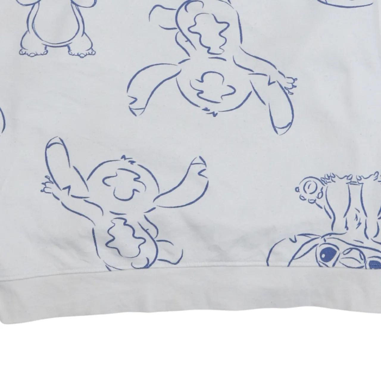 Disney 90's Plain Crew Neck Sweatshirt Large White sold by Vintage Club product image thumbnail 4