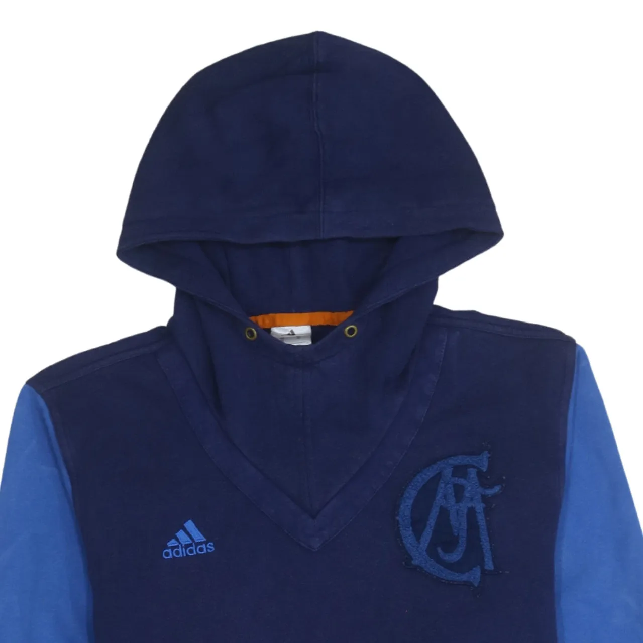 Adidas 90's Lightweight Pullover Hoodie Medium Navy Blue sold by Vintage Club product image thumbnail 3