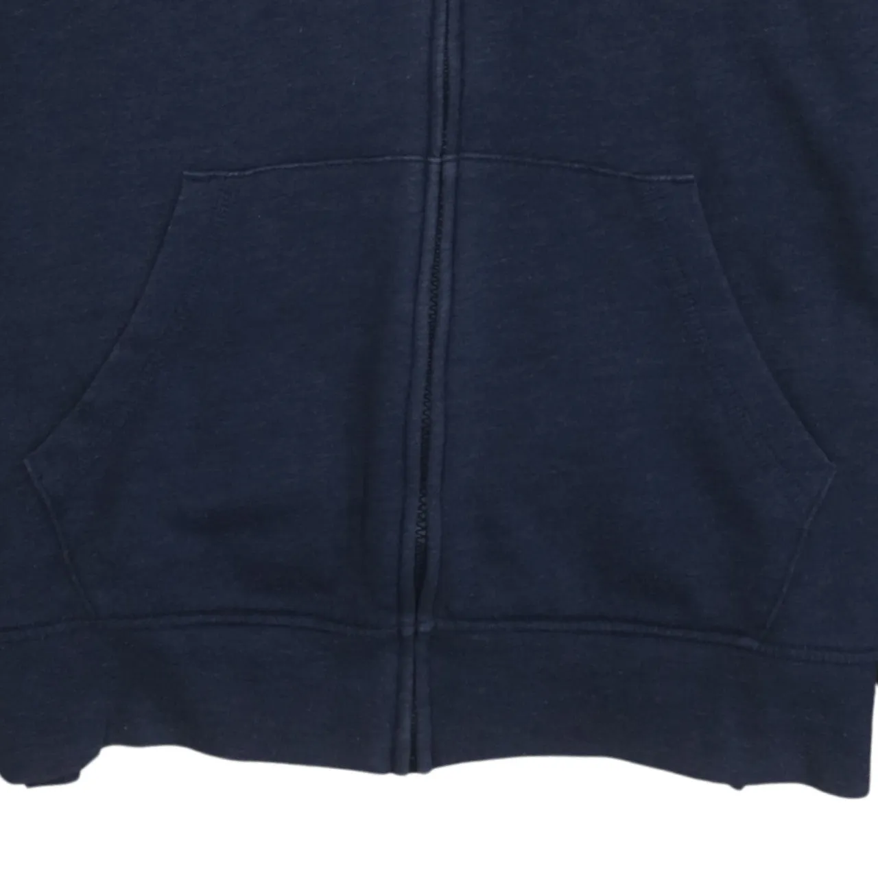 Timberland 90's Drawstring Pockets Full Zip Up Hoodie Large Navy Blue sold by Vintage Club product image thumbnail 4