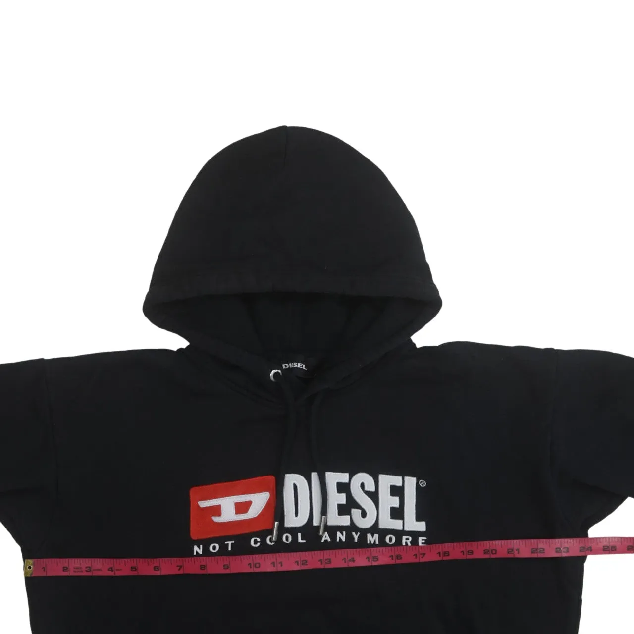 Diesel 90's Spellout Pullover Hoodie Small Black sold by Vintage Club product image thumbnail 5