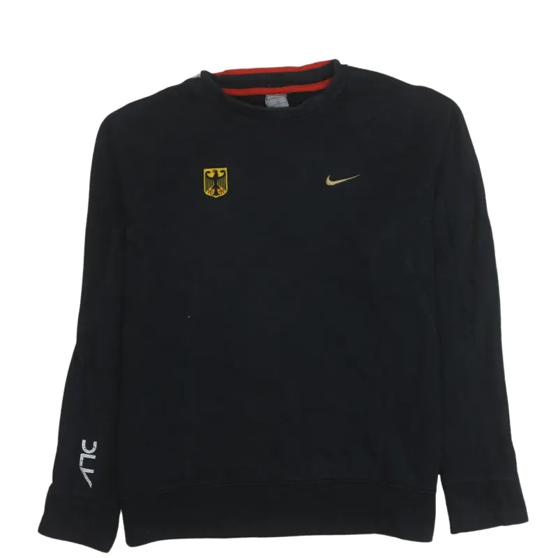 Nike 90's Swoosh Crew Neck Sweatshirt XLarge Black sold by Vintage Club