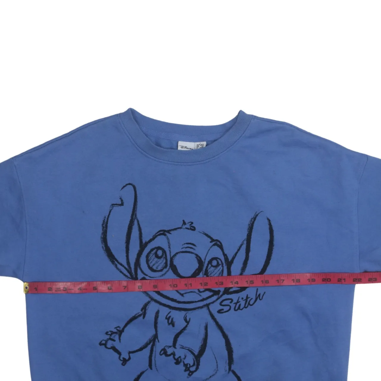 Disney 90's Stitch Crew Neck Sweatshirt Small Blue sold by Vintage Club product image thumbnail 5