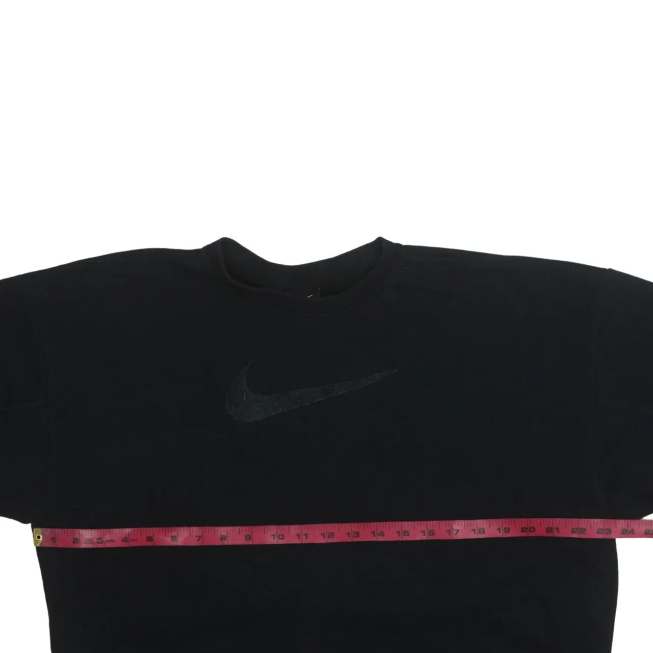 Nike 90's Center Middle Swoosh Crew Neck Sweatshirt Medium Black sold by Vintage Club product image thumbnail 5