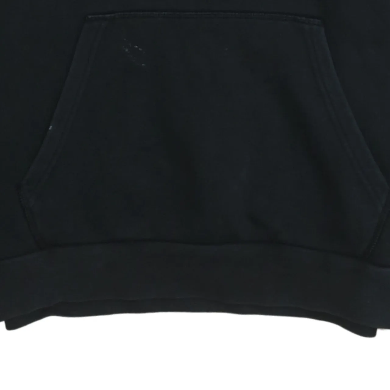 Adidas 90's Drawstring Pockets Pullover Hoodie Small Black sold by Vintage Club product image thumbnail 4