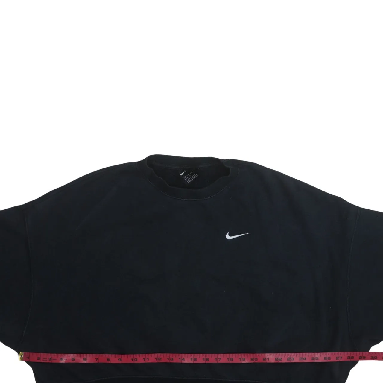 Nike 90's Swoosh Crew Neck Sweatshirt Large Black sold by Vintage Club product image thumbnail 5