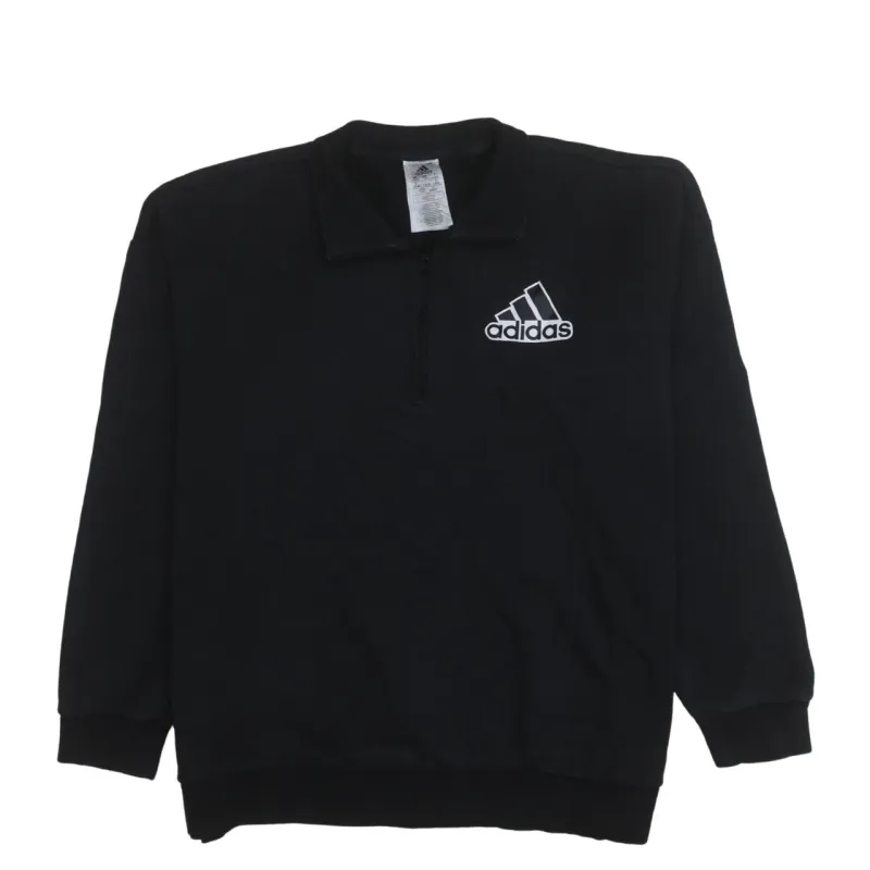 Adidas 90's Lightweight Crew Neck Sweatshirt Large Black sold by Vintage Club