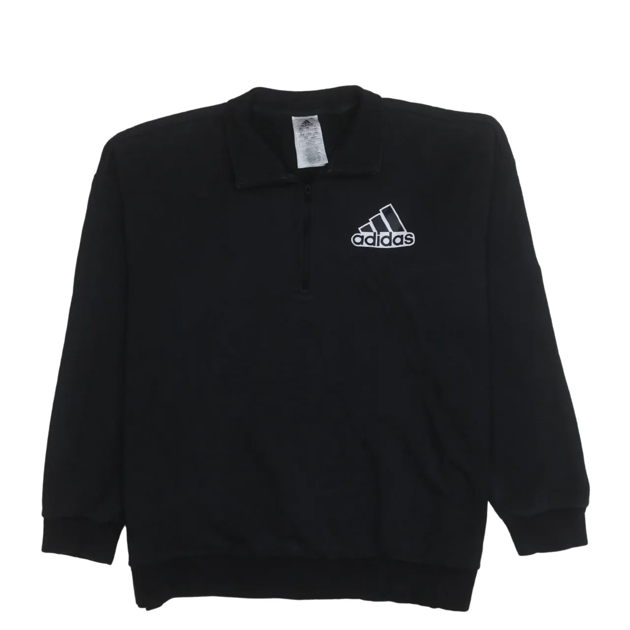Adidas 90's Lightweight Crew Neck Sweatshirt Large Black sold by Vintage Club