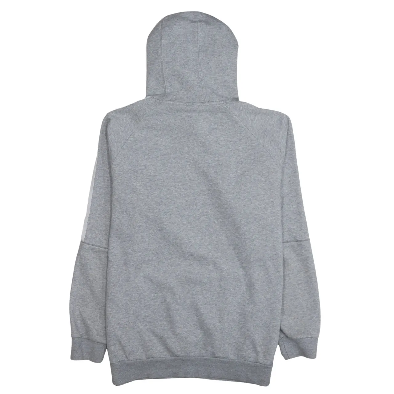 Adidas 90's Striped Sleeve Pullover Hoodie Large Grey sold by Vintage Club product image thumbnail 2