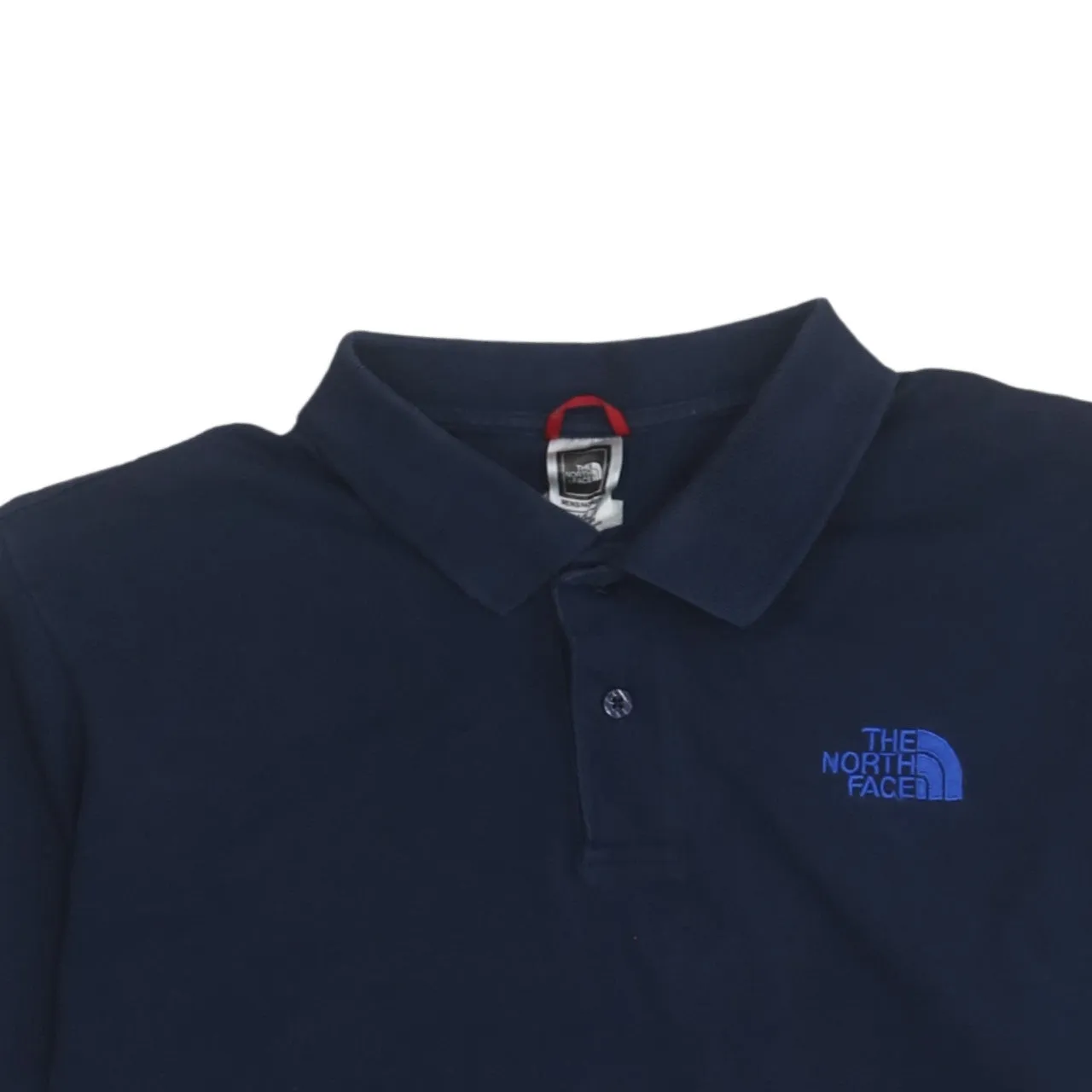 The North Face 90's Short Sleeves Quarter Button Polo Shirt Large Navy Blue sold by Vintage Club product image thumbnail 3