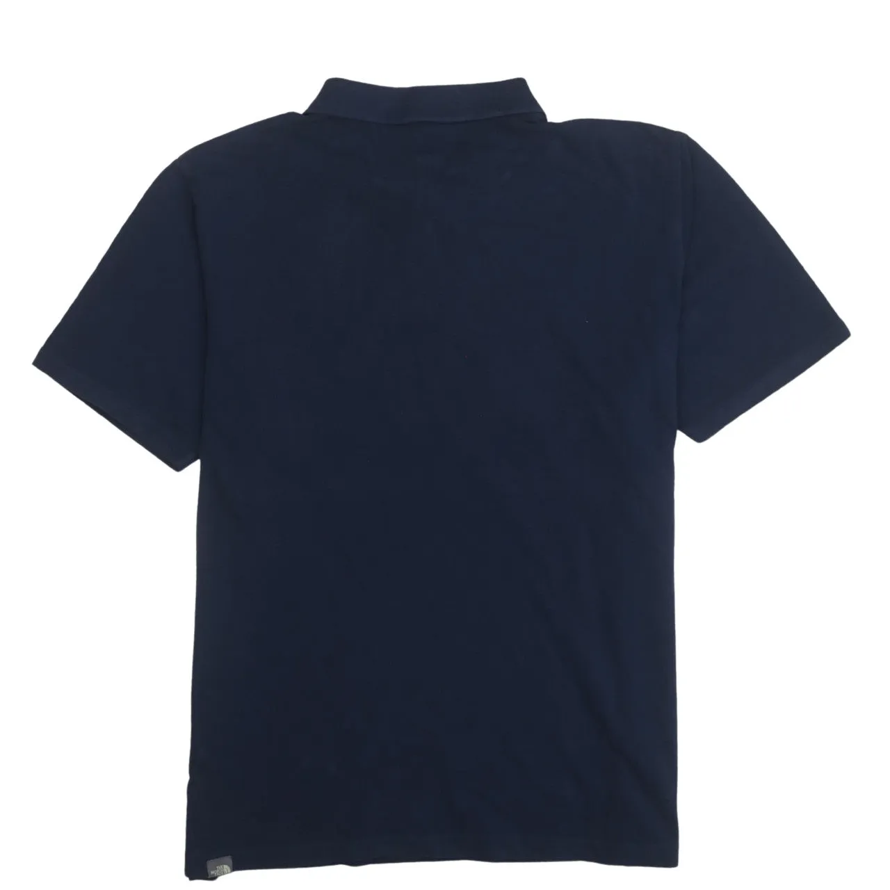The North Face 90's Short Sleeves Quarter Button Polo Shirt Large Navy Blue sold by Vintage Club product image thumbnail 2