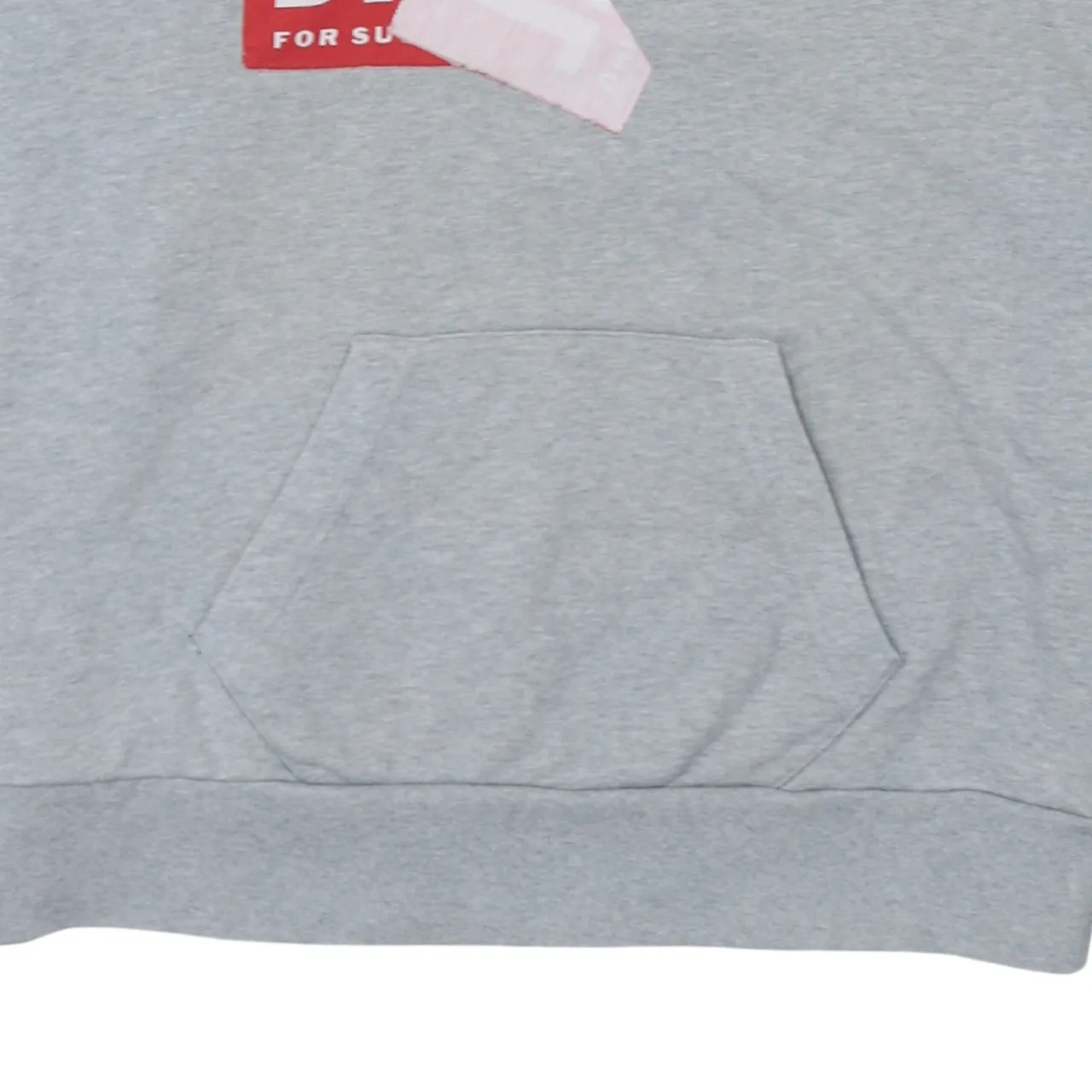 Diesel 90's Spellout Pullover Hoodie XLarge Grey sold by Vintage Club product image thumbnail 4