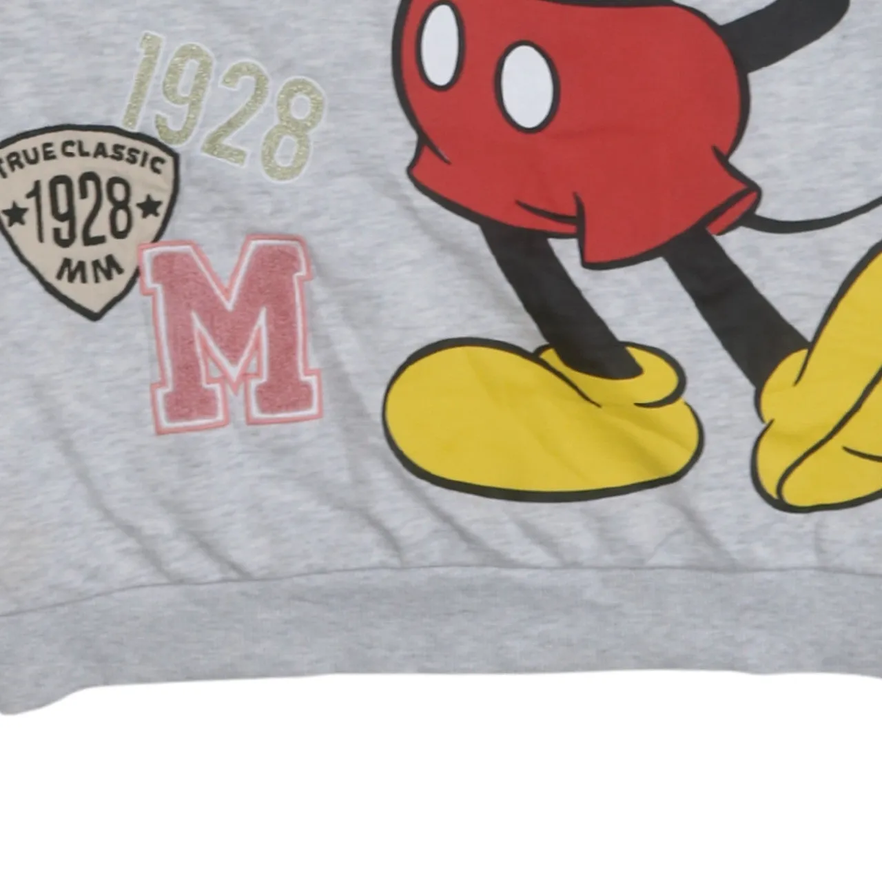 Disney 90's Mickey Mouse Crew Neck Sweatshirt Large Grey sold by Vintage Club product image thumbnail 4